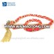 metal braided thin chain belt with ribbon for lady YJ-M140306-1