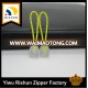 high quality wholesale transparent plastic slider zipper pull tab