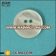 DIAN , White shell buttons with slim rim for clothes