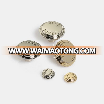 Hot Selling Round Shape Jean Buttons Customized Design Metal Shank Button