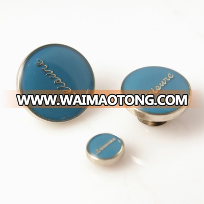 Button Factory Wholesale 20mm Button Decoration Metal Denim Buttons for Jeans